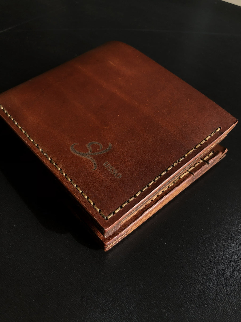 El Yapımı Hakiki Deri Cüzdan