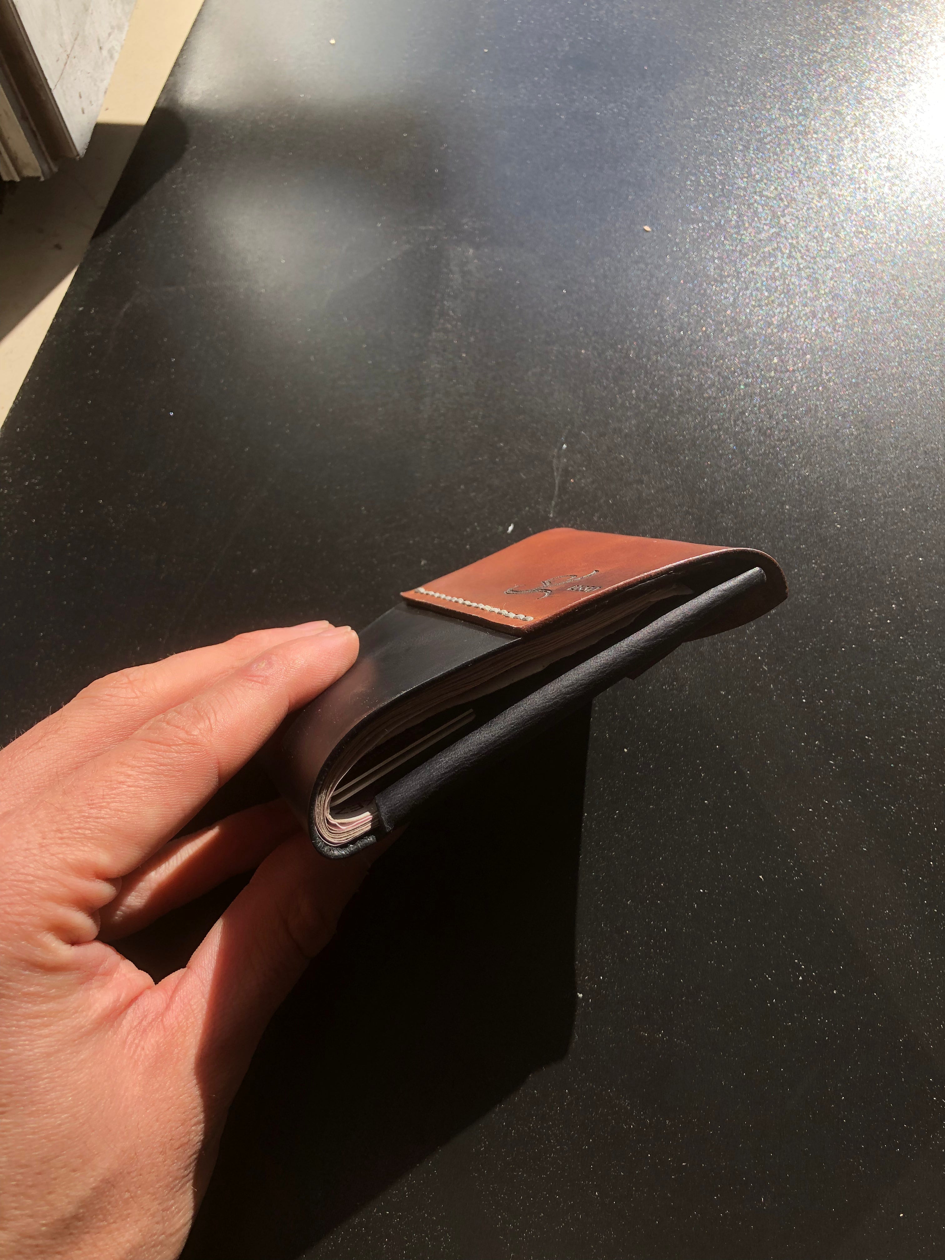 El Yapımı Dikey Cüzdan (Çok Kartlı)