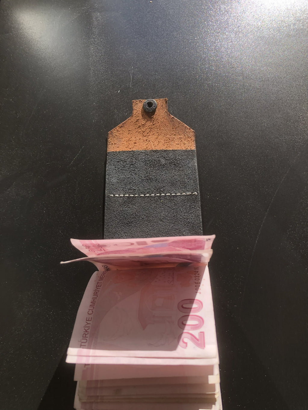 El Yapımı Dikey Cüzdan (Çok Kartlı)