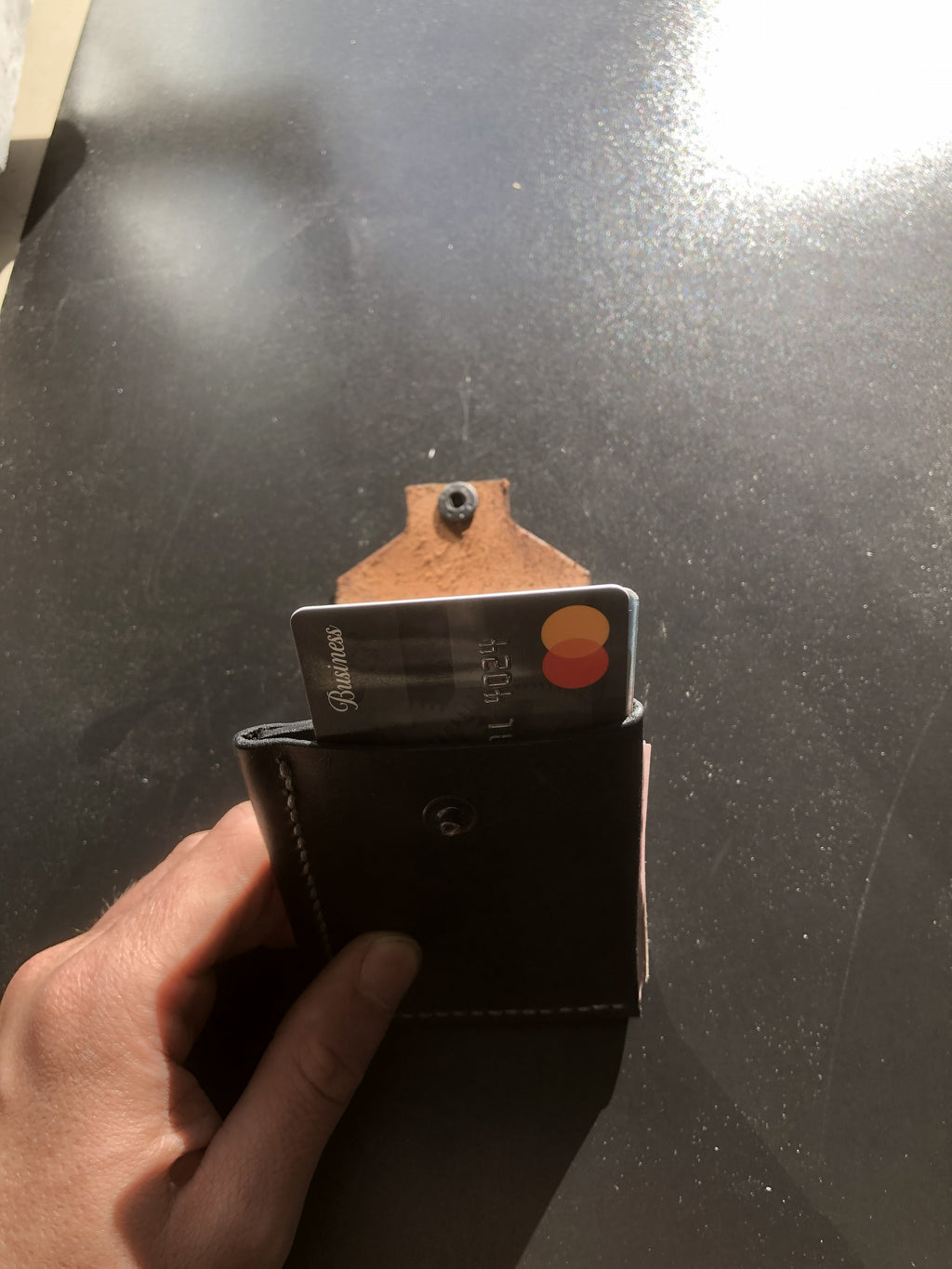 El Yapımı Dikey Cüzdan (Çok Kartlı)