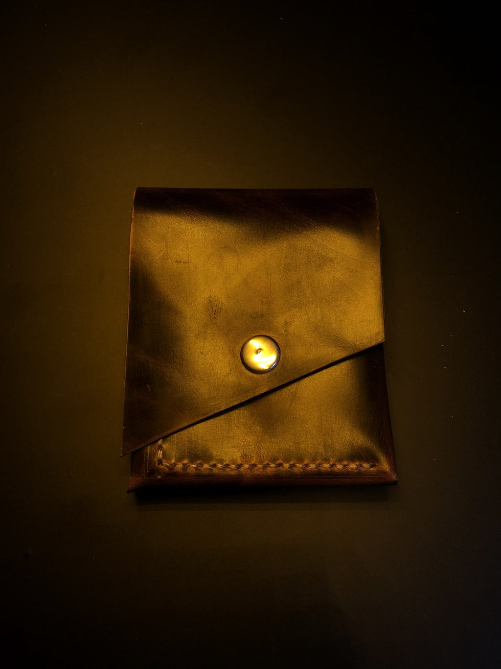 Handmade Vertical Wallet (Crazy Leather)