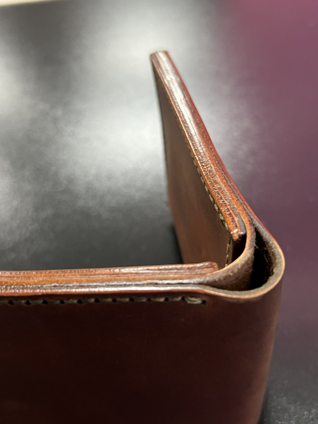 El Yapımı Hakiki Deri Cüzdan